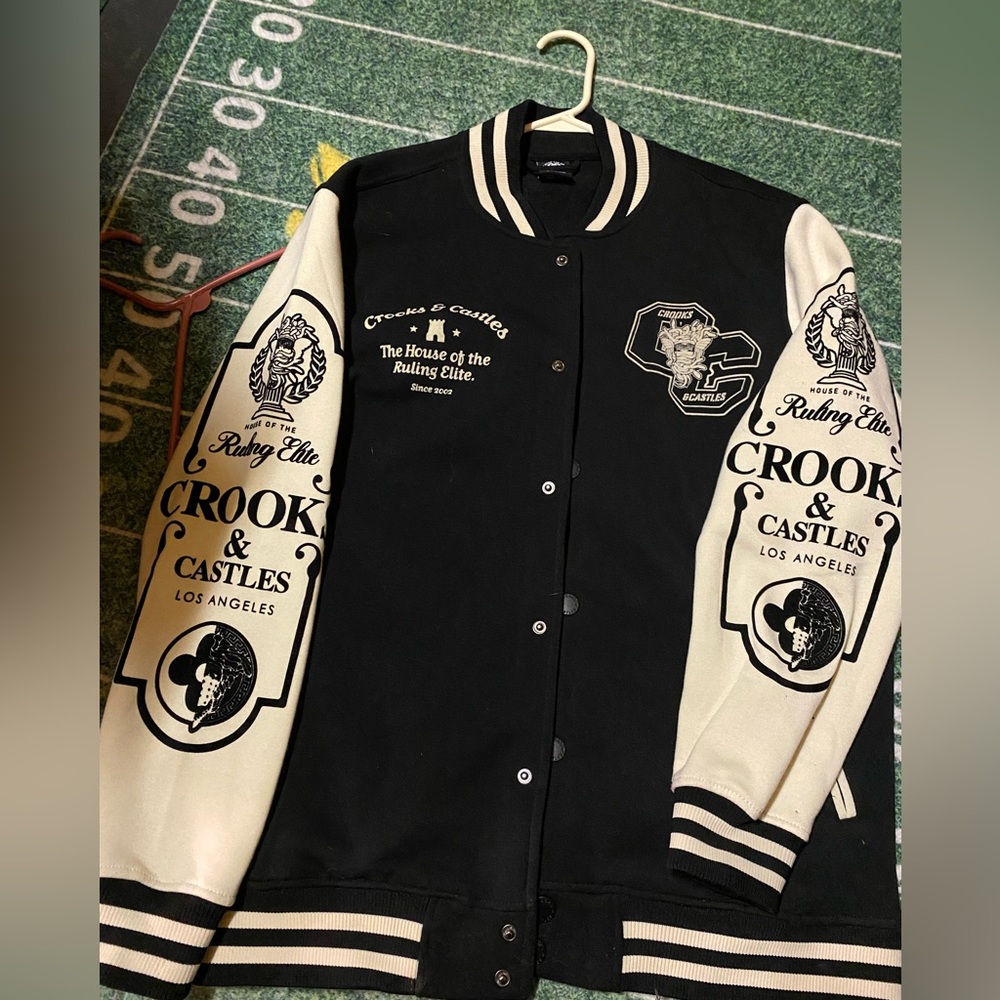 COPY - Crooks and castles varsity jacket